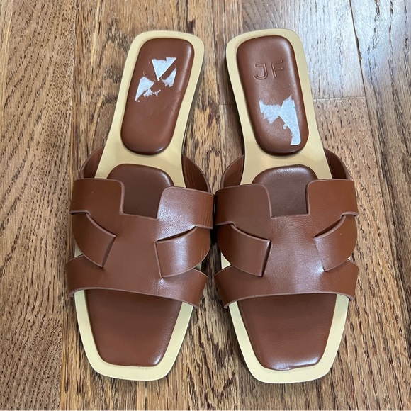 JustFab Seaside Slide Sandals, 8.5 - Picture 2 of 5